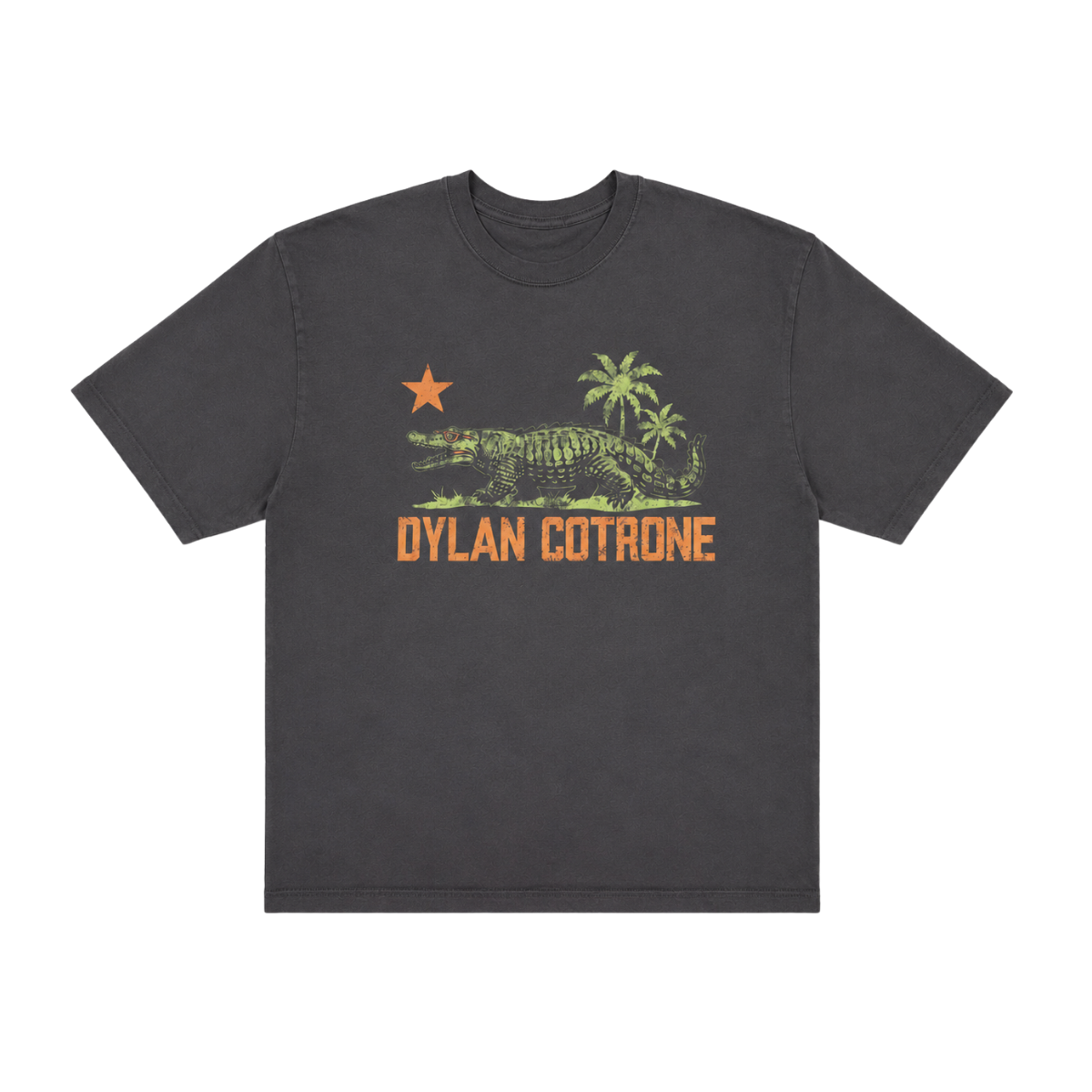 Faded Black Gator T-Shirt