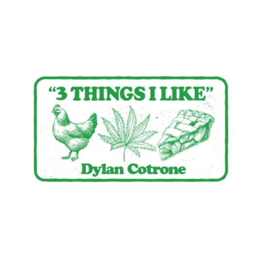 3 Thing I Like Sticker